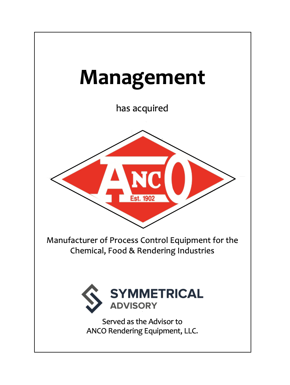 ANCO Rendering Equipment
